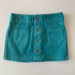 Carter’s teal corduroy skirt 24 months